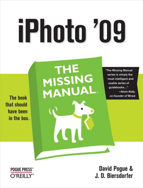 Cover of the book iPhoto '09: The Missing Manual by David Pogue, J.D. Biersdorfer, O'Reilly Media