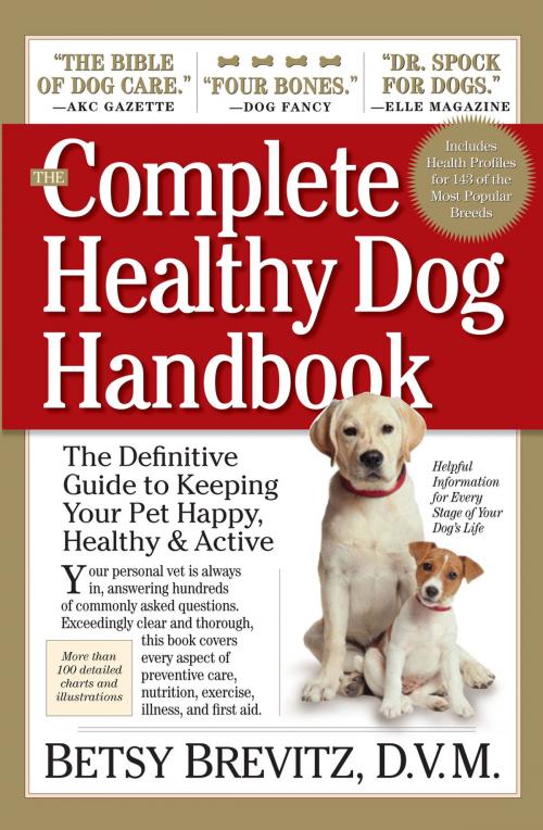 Cover of the book The Complete Healthy Dog Handbook by Betsy Brevitz D.V.M., Workman Publishing Company