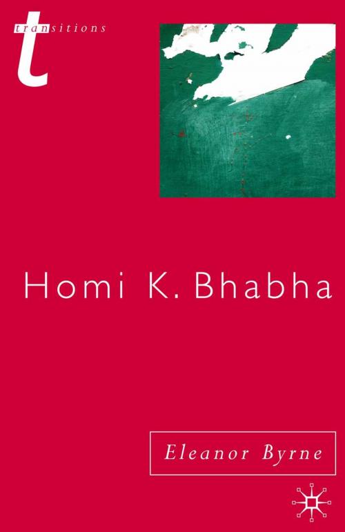 Cover of the book Homi K. Bhabha by Eleanor Byrne, Macmillan Education UK