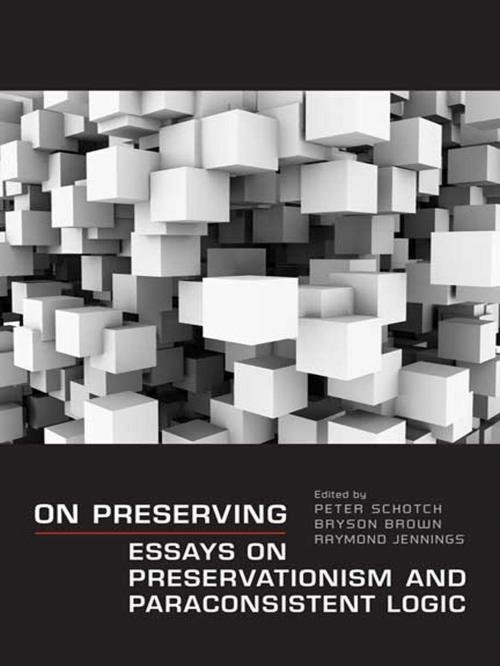 Cover of the book On Preserving by Peter Schotch, Bryson Brown, Raymond Jennings, University of Toronto Press, Scholarly Publishing Division