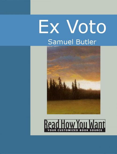 Cover of the book Ex Voto by Butler, Samuel, ReadHowYouWant