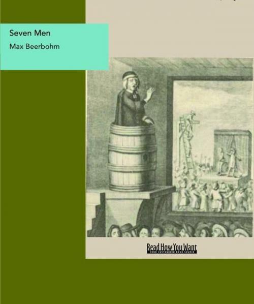 Cover of the book Seven Men by Max Beerbohm, ReadHowYouWant