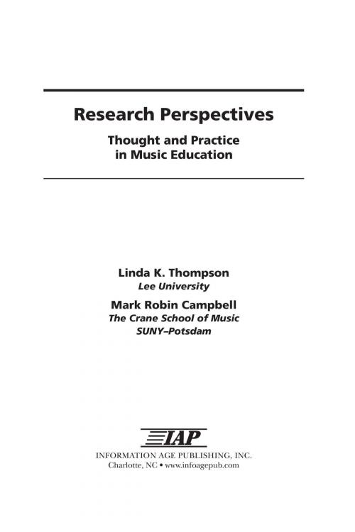 Cover of the book Research Perspectives by , Information Age Publishing