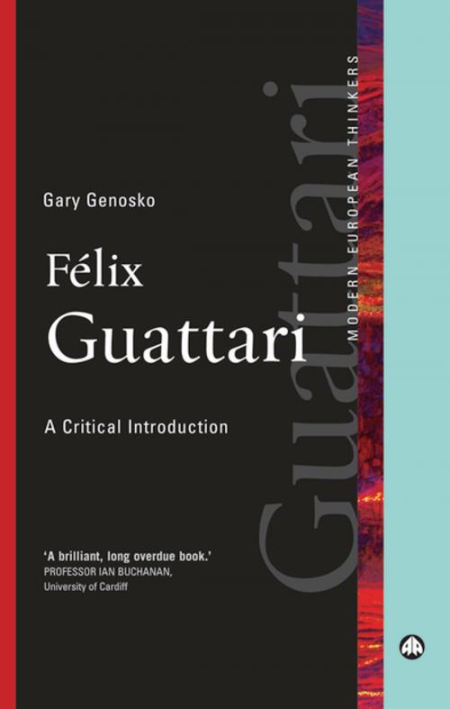 Cover of the book Félix Guattari by Gary Genosko, Pluto Press