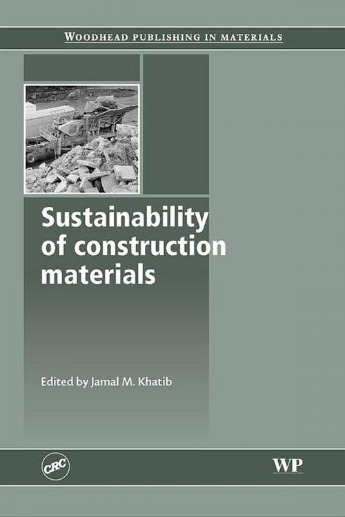 Cover of the book Sustainability of Construction Materials by , Elsevier Science