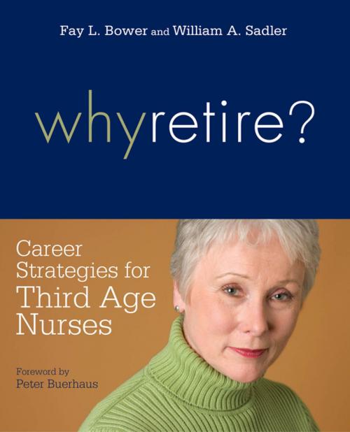 Cover of the book Why Retire? Career Strategies for Third-Age Nurses by Fay L. Bower, William A. Sadler, Sigma Theta Tau International