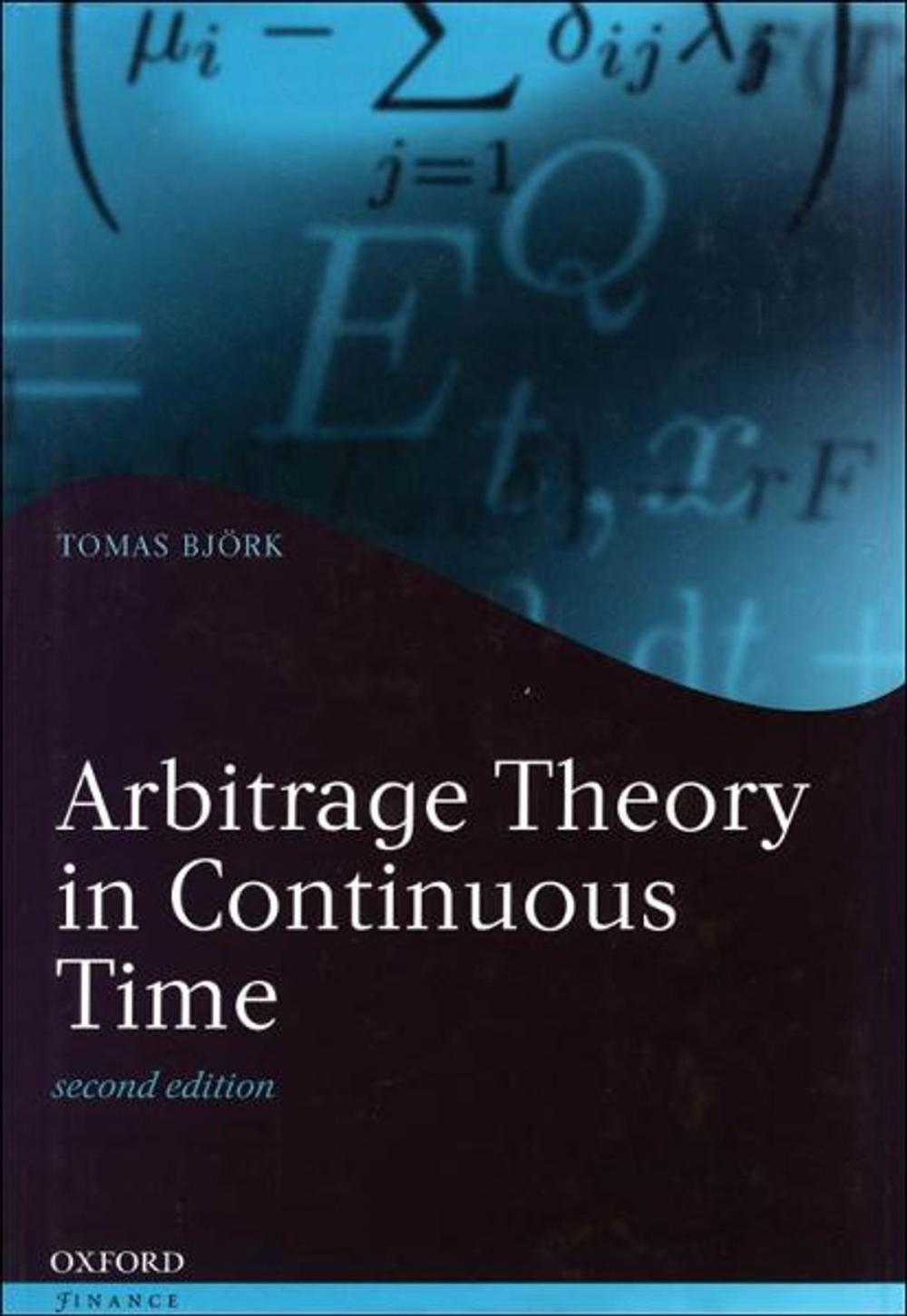 Big bigCover of Arbitrage Theory in Continuous Time