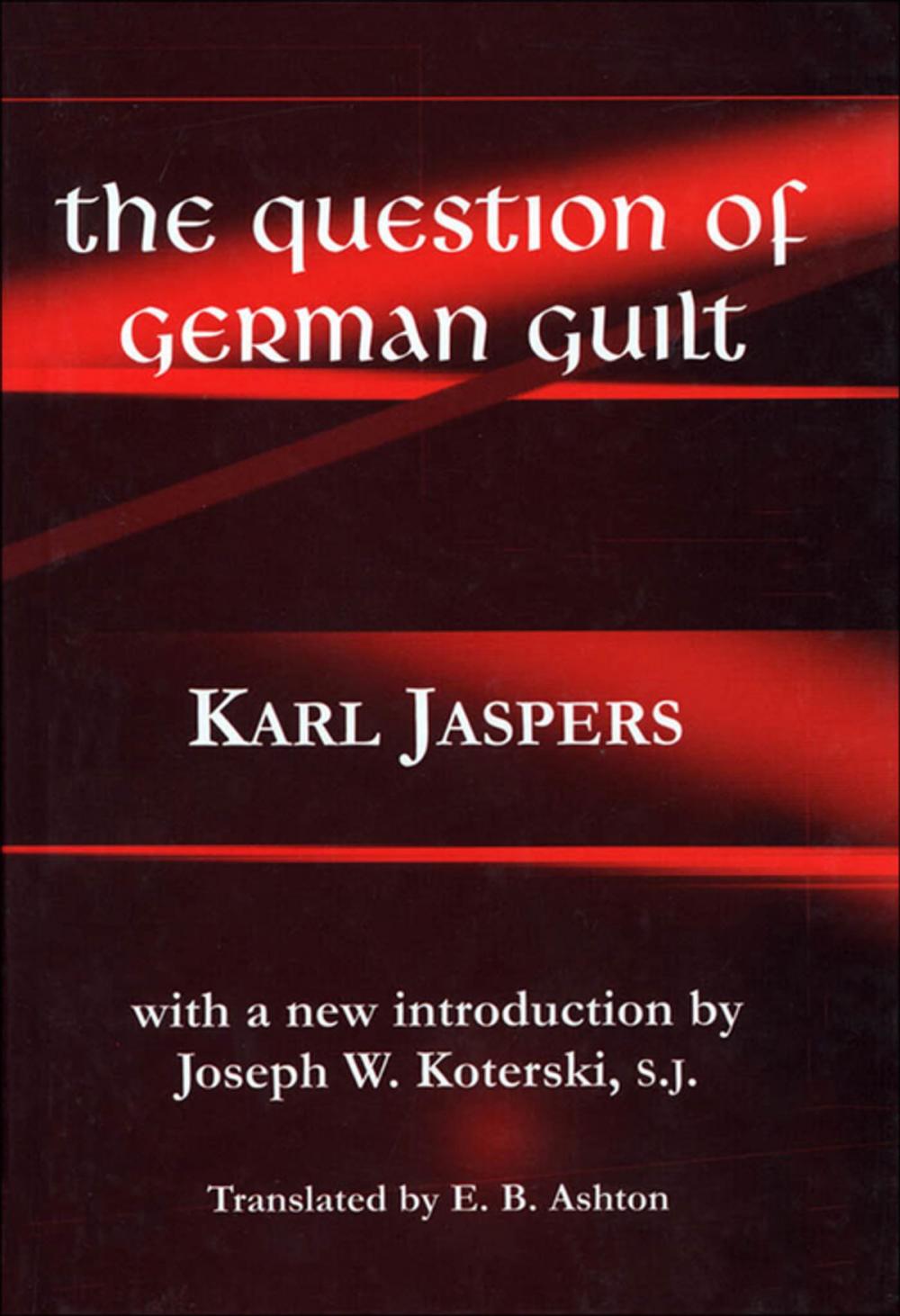 Big bigCover of The Question of German Guilt