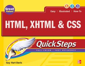 Cover of the book HTML, XHTML & CSS QuickSteps by Brian Larson