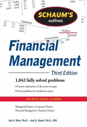 Book cover of Schaum's Outline of Financial Management, Third Edition