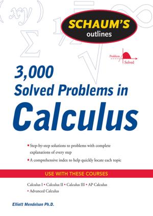 Cover of the book Schaum's 3,000 Solved Problems in Calculus by John Tjia
