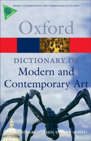 Cover of A Dictionary of Modern and Contemporary Art