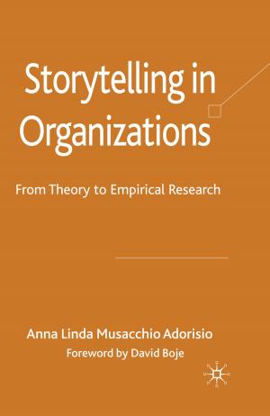 Cover of the book Storytelling in Organizations by Rhonda Abrams