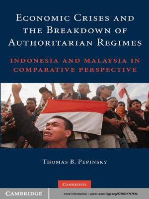 Cover of the book Economic Crises and the Breakdown of Authoritarian Regimes by Joyeeta Gupta