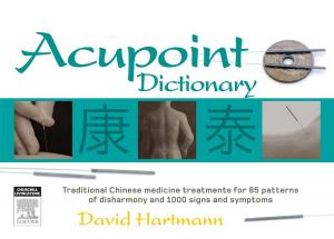 Cover of the book Acupoint Dictionary by Surena Namdari, MD, MSc, Stephan Pill, MD, MSPT, Samir Mehta, MD