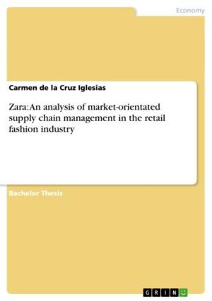Cover of the book Zara: An analysis of market-orientated supply chain management in the retail fashion industry by Daniel Heuermann