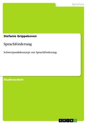 Cover of the book Sprachförderung by Nadine Heinkel