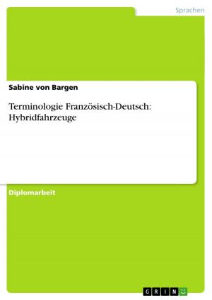 Cover of the book Terminologie Französisch-Deutsch: Hybridfahrzeuge by Felix Münter