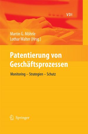 Cover of the book Patentierung von Geschäftsprozessen by Genxi Li, Peng Miao