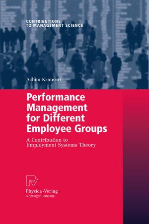 Cover of the book Performance Management for Different Employee Groups by Mohamed El Hedi Arouri, Fredj Jawadi, Duc Khuong Nguyen