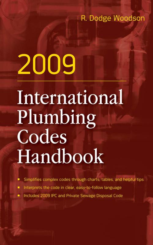 Cover of the book 2009 International Plumbing Codes Handbook by R. Dodge Woodson, McGraw-Hill Education