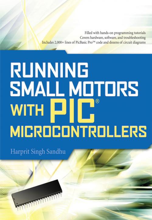Cover of the book Running Small Motors with PIC Microcontrollers by Harprit Singh Sandhu, McGraw-Hill Education