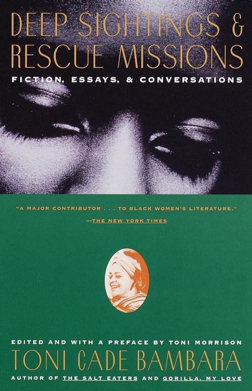 Cover of the book Deep Sightings & Rescue Missions by Toni Cade Bambara, Knopf Doubleday Publishing Group