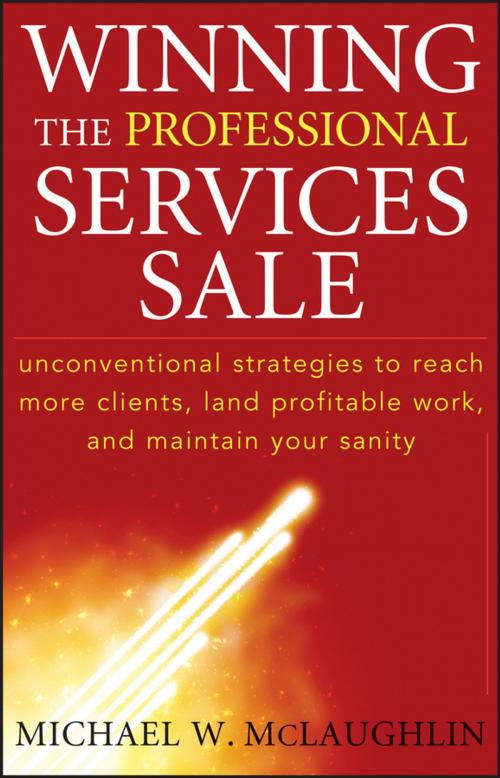 Cover of the book Winning the Professional Services Sale by Michael W. McLaughlin, Wiley