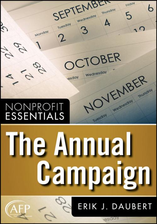 Cover of the book The Annual Campaign by Erik J. Daubert, Wiley
