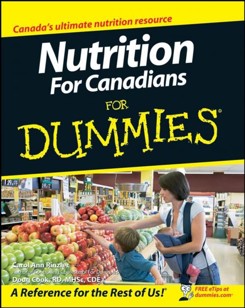 Cover of the book Nutrition For Canadians For Dummies by Carol Ann Rinzler, Doug Cook, Wiley