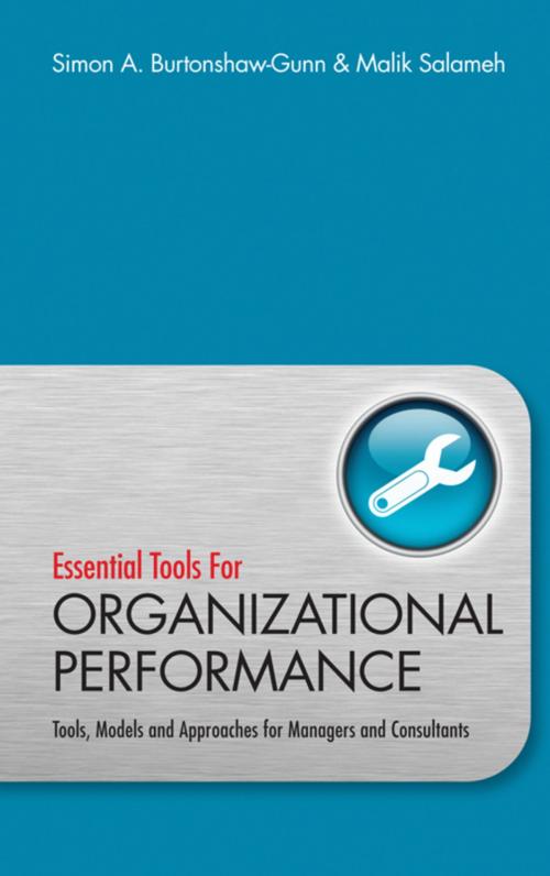 Cover of the book Essential Tools for Organisational Performance by Simon Burtonshaw-Gunn, Malik Salameh, Wiley
