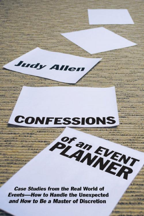 Cover of the book Confessions of an Event Planner by Judy Allen, Wiley