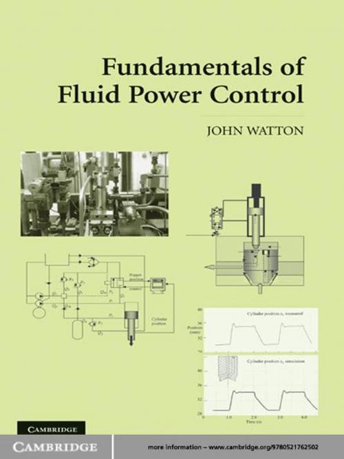 Cover of the book Fundamentals of Fluid Power Control by John Watton, Cambridge University Press