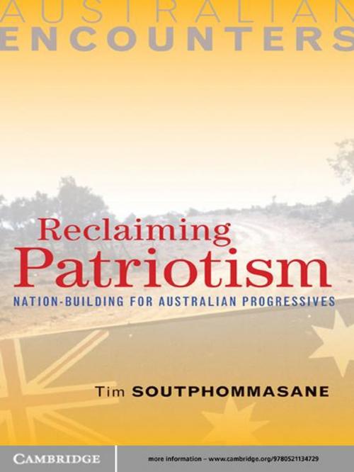 Cover of the book Reclaiming Patriotism by Tim Soutphommasane, Cambridge University Press