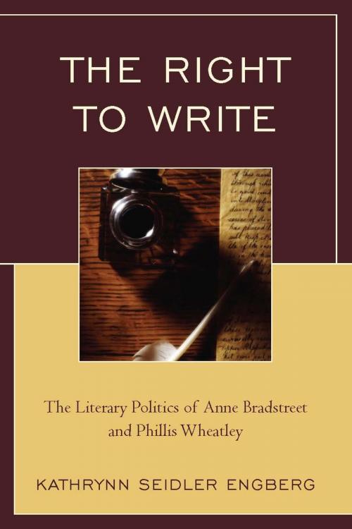 Cover of the book The Right to Write by Kathrynn Seidler Engberg, UPA