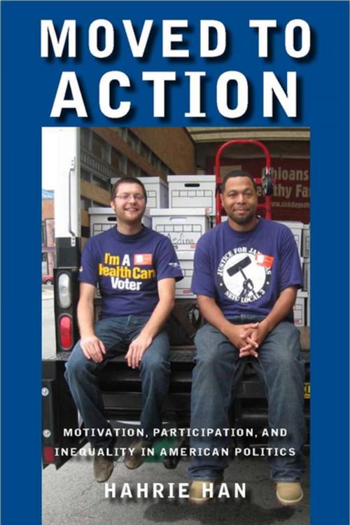 Cover of the book Moved to Action by Hahrie C. Han, Stanford University Press