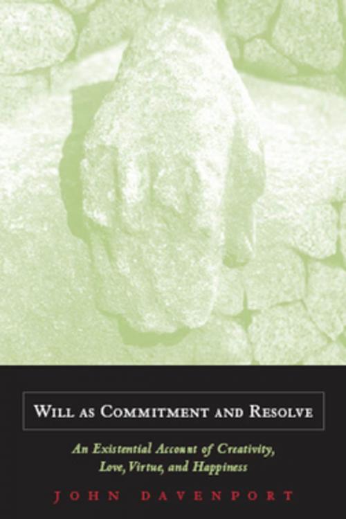 Cover of the book Will as Commitment and Resolve by John J. Davenport, Fordham University Press