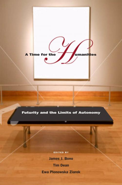 Cover of the book A Time for the Humanities by Tim Dean, Ewa Plonowska Ziarek, Fordham University Press