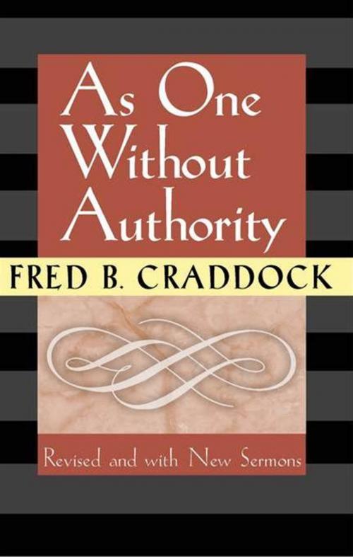 Cover of the book As one without authority by Fred Craddock, Chalice Press
