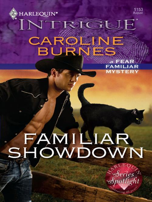 Cover of the book Familiar Showdown by Caroline Burnes, Harlequin