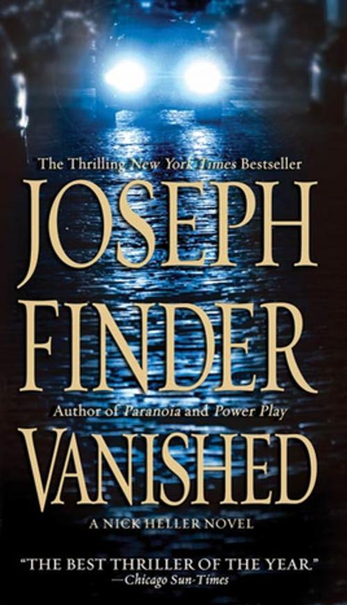 Cover of the book Vanished by Joseph Finder, St. Martin's Press