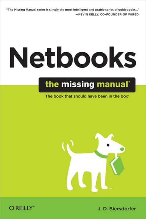 Cover of the book Netbooks: The Missing Manual by J.D. Biersdorfer, O'Reilly Media
