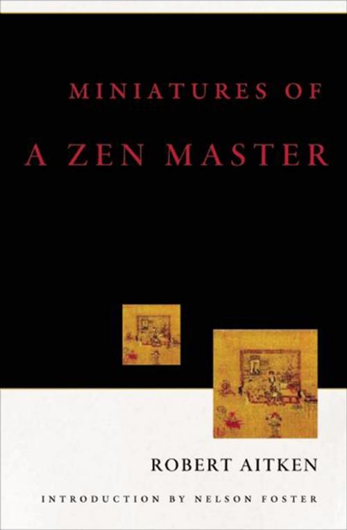 Cover of the book Miniatures of a Zen Master by Robert Aitken, Counterpoint Press