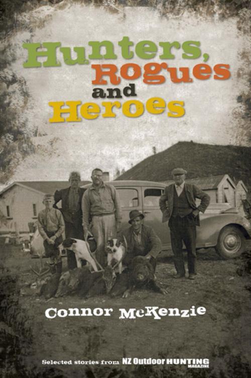Cover of the book Hunters, Rogues & Heroes by Connor McKenzie, Penguin Random House New Zealand