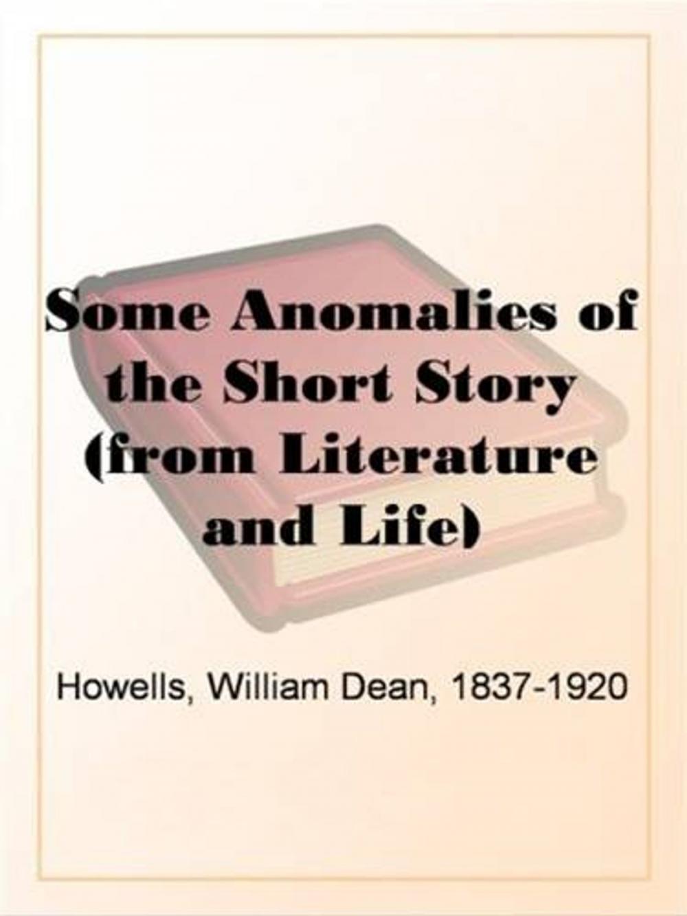 Big bigCover of Some Anomalies Of The Short Story