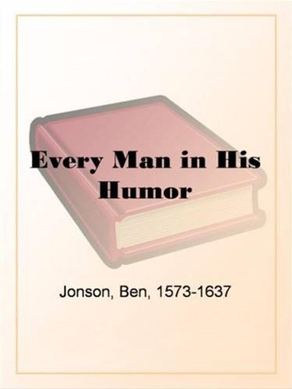 Big bigCover of Every Man In His Humor