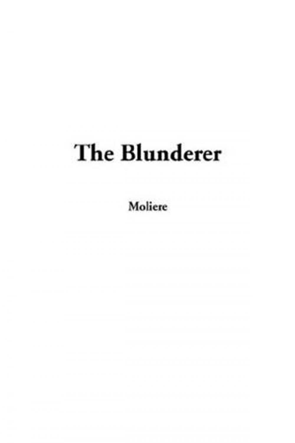 Big bigCover of The Blunderer