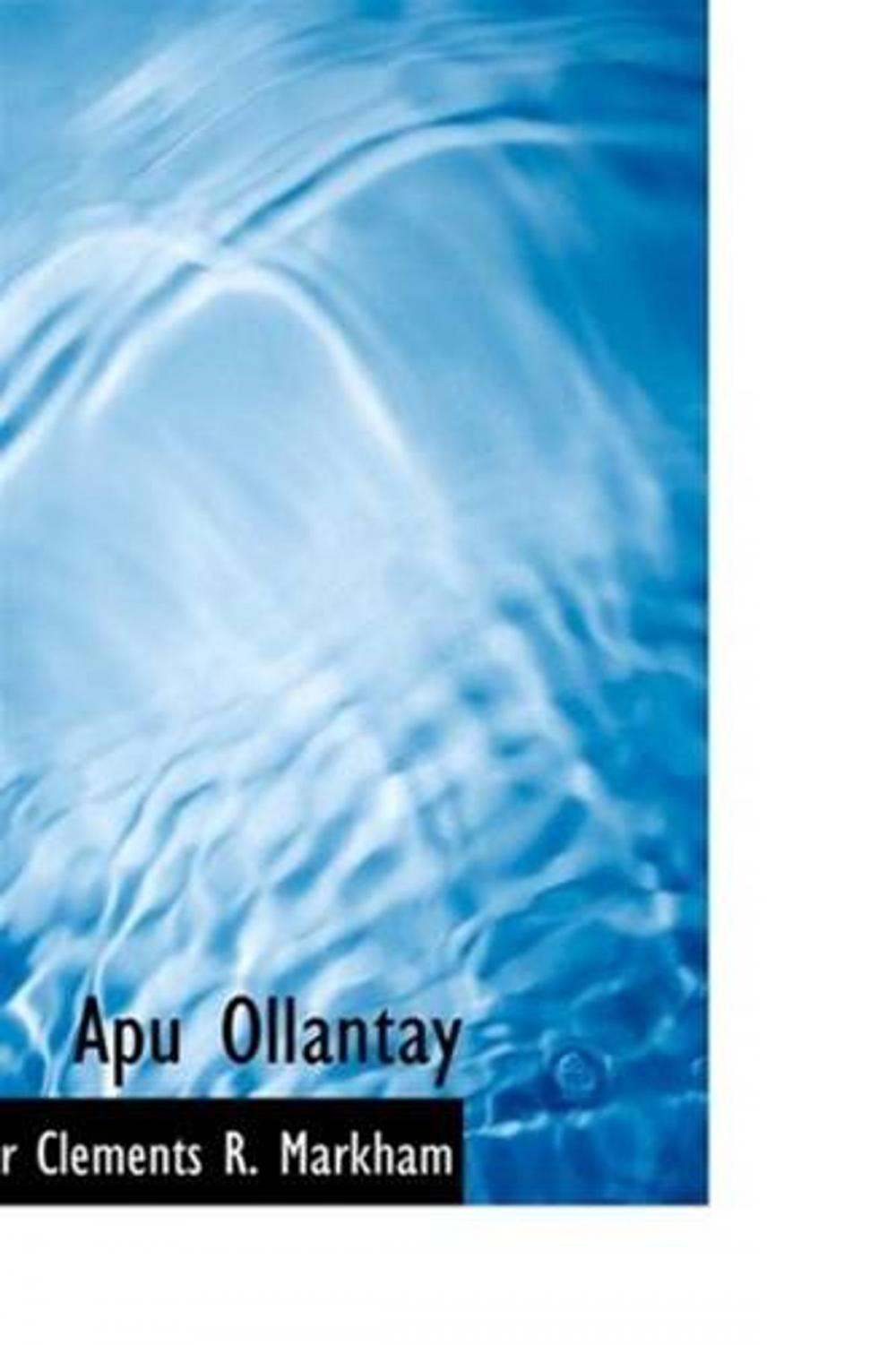 Big bigCover of Apu Ollantay