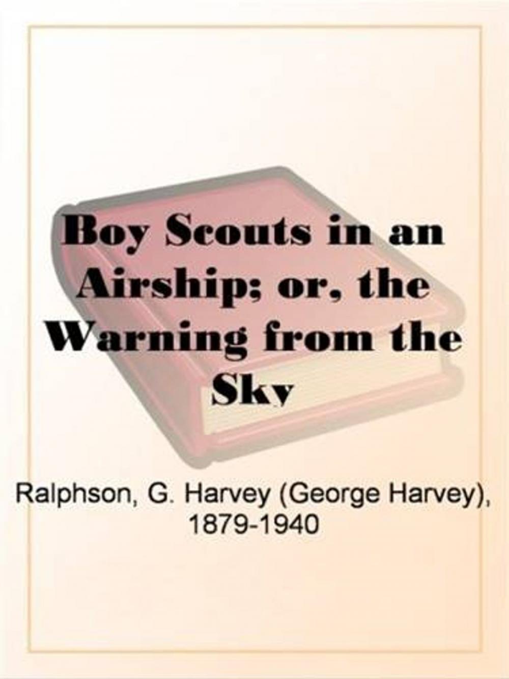 Big bigCover of Boy Scouts In An Airship
