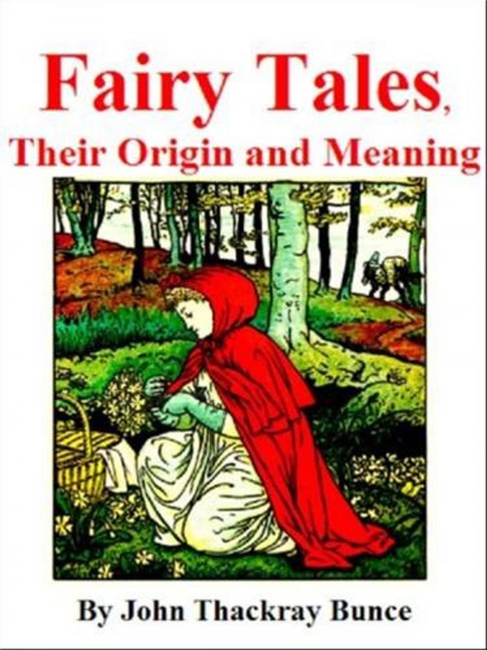 Big bigCover of Fairy Tales; Their Origin And Meaning